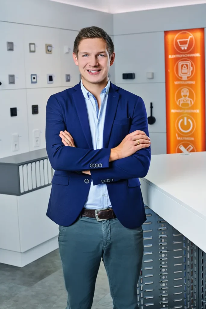 Porträt Patrick Kremsmair, Juniorchef bei Elektro Kremsmair